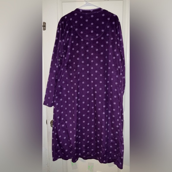 Celestial Dreams Long Sleeve Fleece Long Night Gown - Picture 4 of 4
